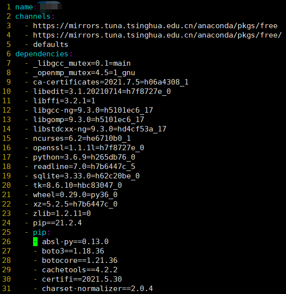 anaconda create environment with yaml 创建python虚拟环境报错 - 无聊世界